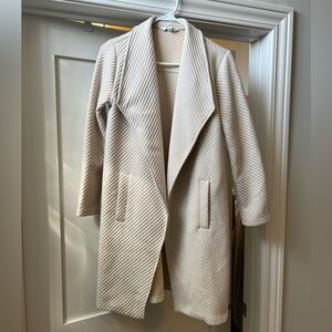 Bb Dakota Women's Cream Sweater Jacket